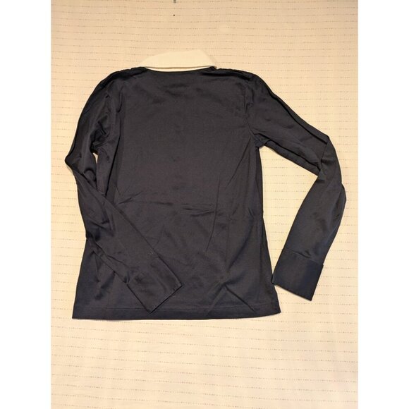 Tommy Hilfiger women's polo, white and blue Size S/P Preppy - Picture 8 of 8